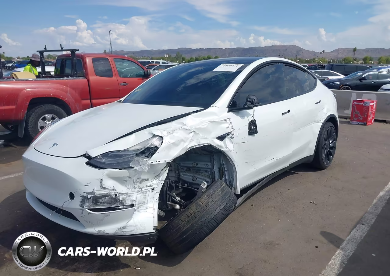 2021 Tesla Model Y Performance Dual Motor All-Wheel Drive VIN:5YJYGDEF9MF252565 - 2