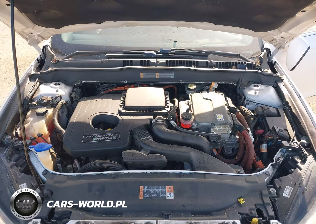 2014 Ford Fusion Energi Titanium VIN:3FA6P0SU4ER383041 - 10