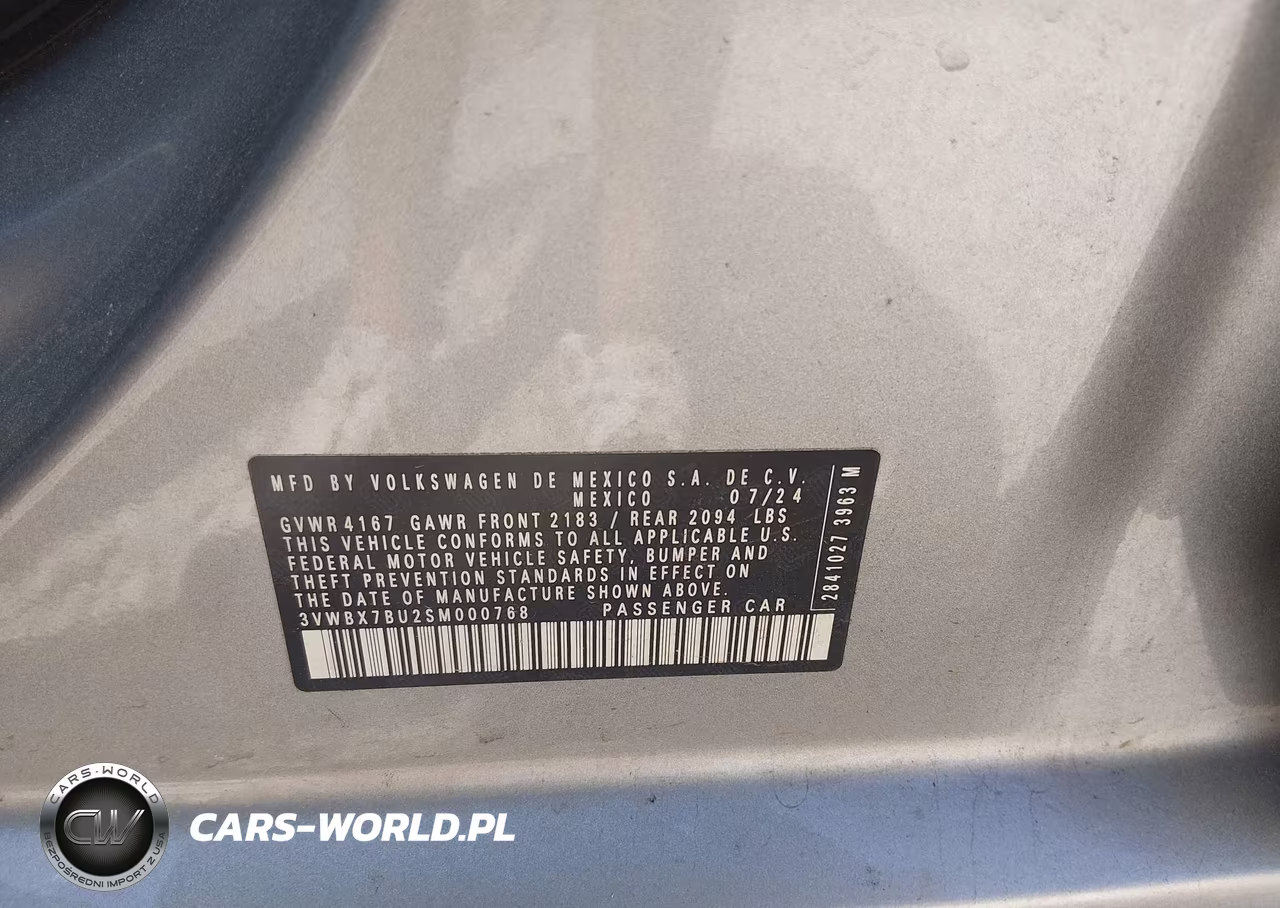 2025 Volkswagen Jetta 1.5T Sport VIN:3VWBX7BU2SM000768 - 9