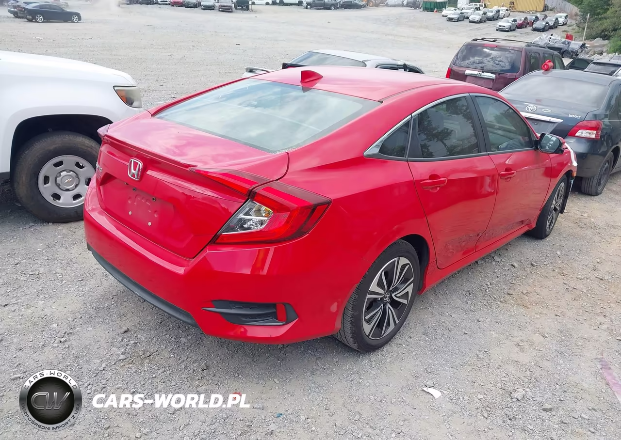 2017 Honda Civic Ex-T VIN:2HGFC1F34HH651651 - 4