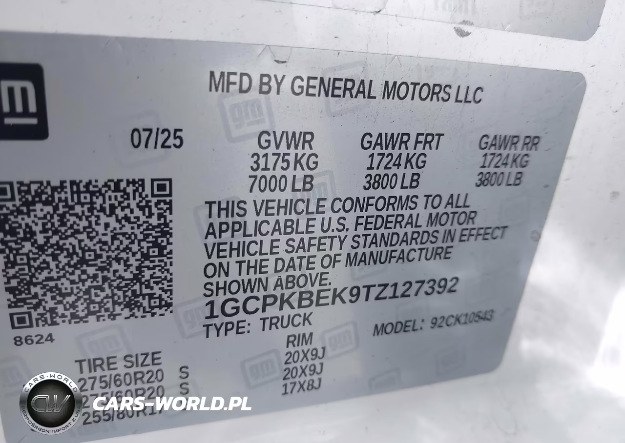 2026 Chevrolet Silverado 1500 4Wd Short Bed Custom VIN:1GCPKBEK9TZ127392 - 9