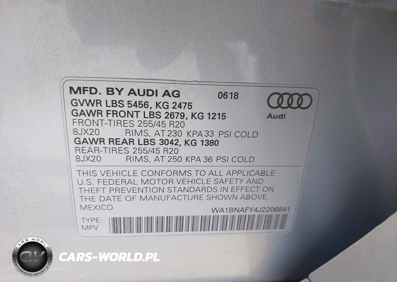 2018 Audi Q5 2.0T Premium-2.0T Tech Premium VIN:WA1BNAFY4J2206841 - 9