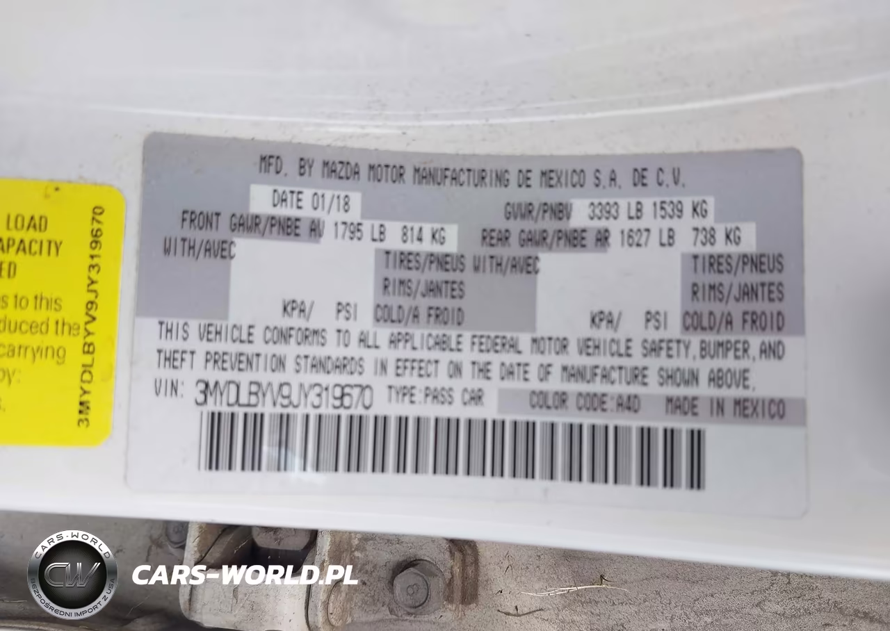 2018 Toyota Yaris Ia VIN:3MYDLBYV9JY319670 - 9