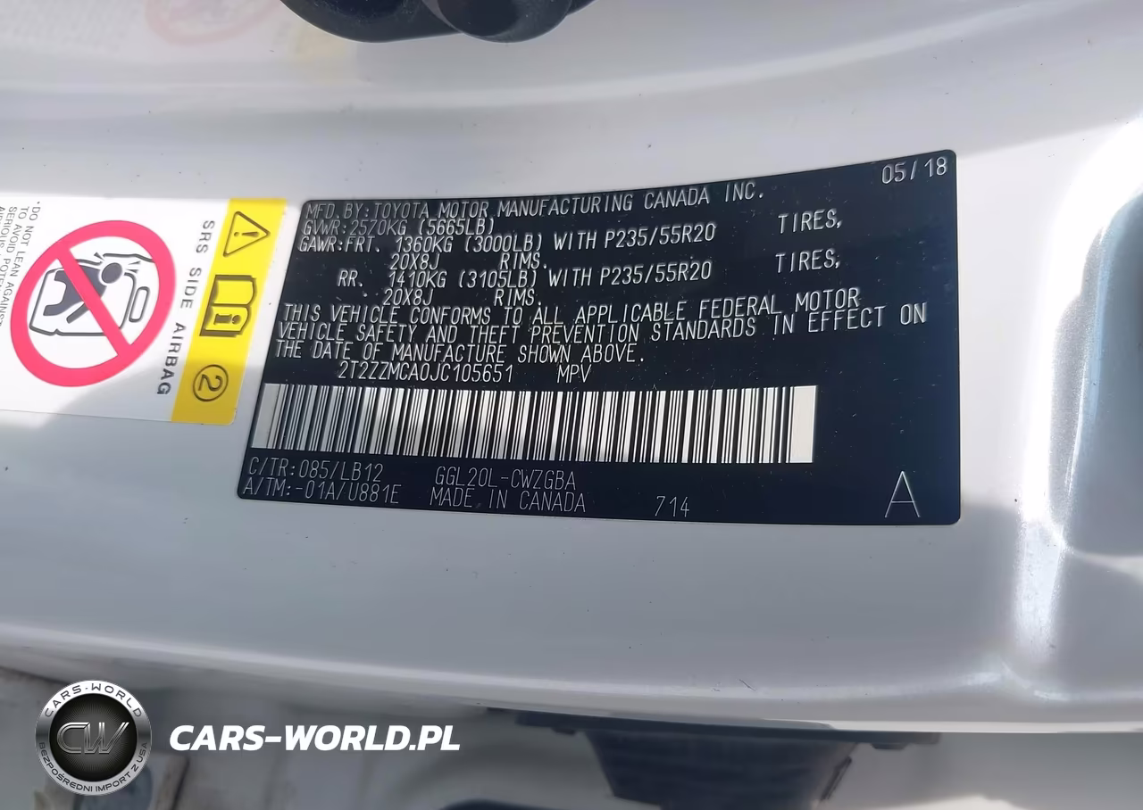 2018 Lexus Rx 350 VIN:2T2ZZMCA0JC105651 - 9