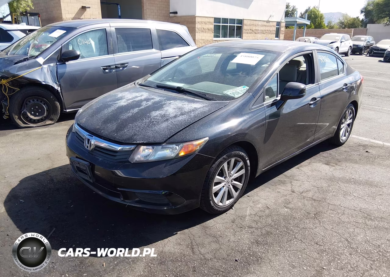 2012 Honda Civic Ex-L VIN:2HGFB2F91CH552498 - 2