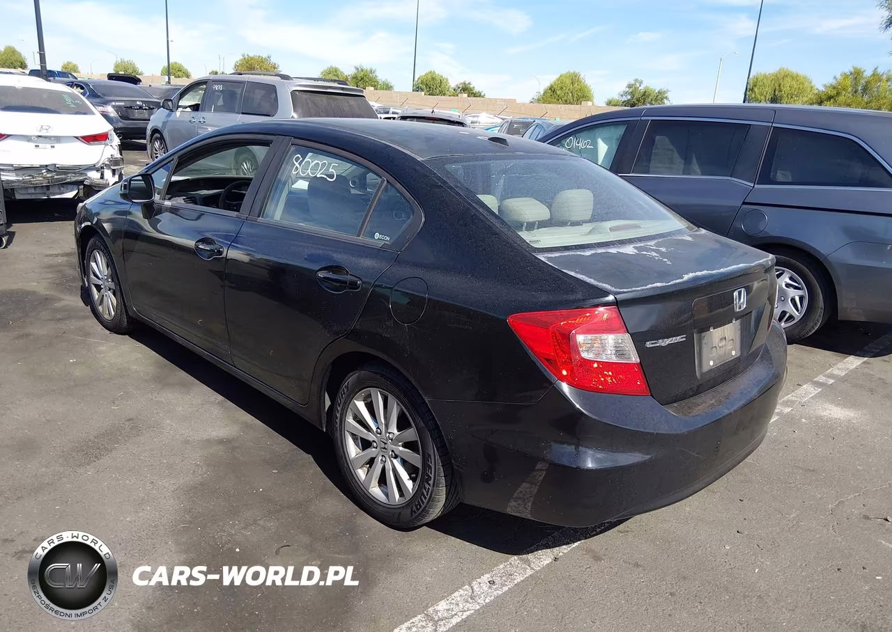 2012 Honda Civic Ex-L VIN:2HGFB2F91CH552498 - 3