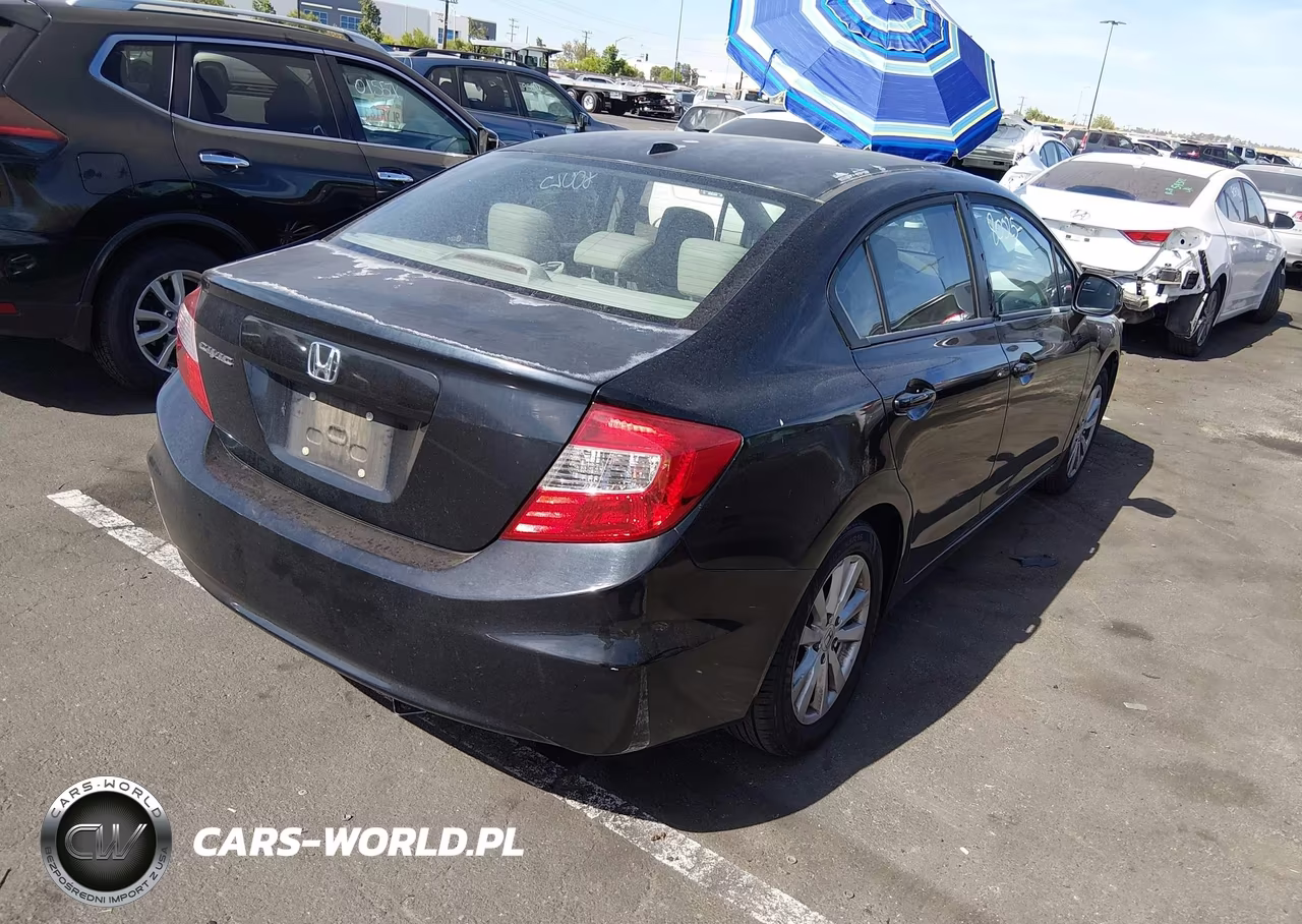 2012 Honda Civic Ex-L VIN:2HGFB2F91CH552498 - 4