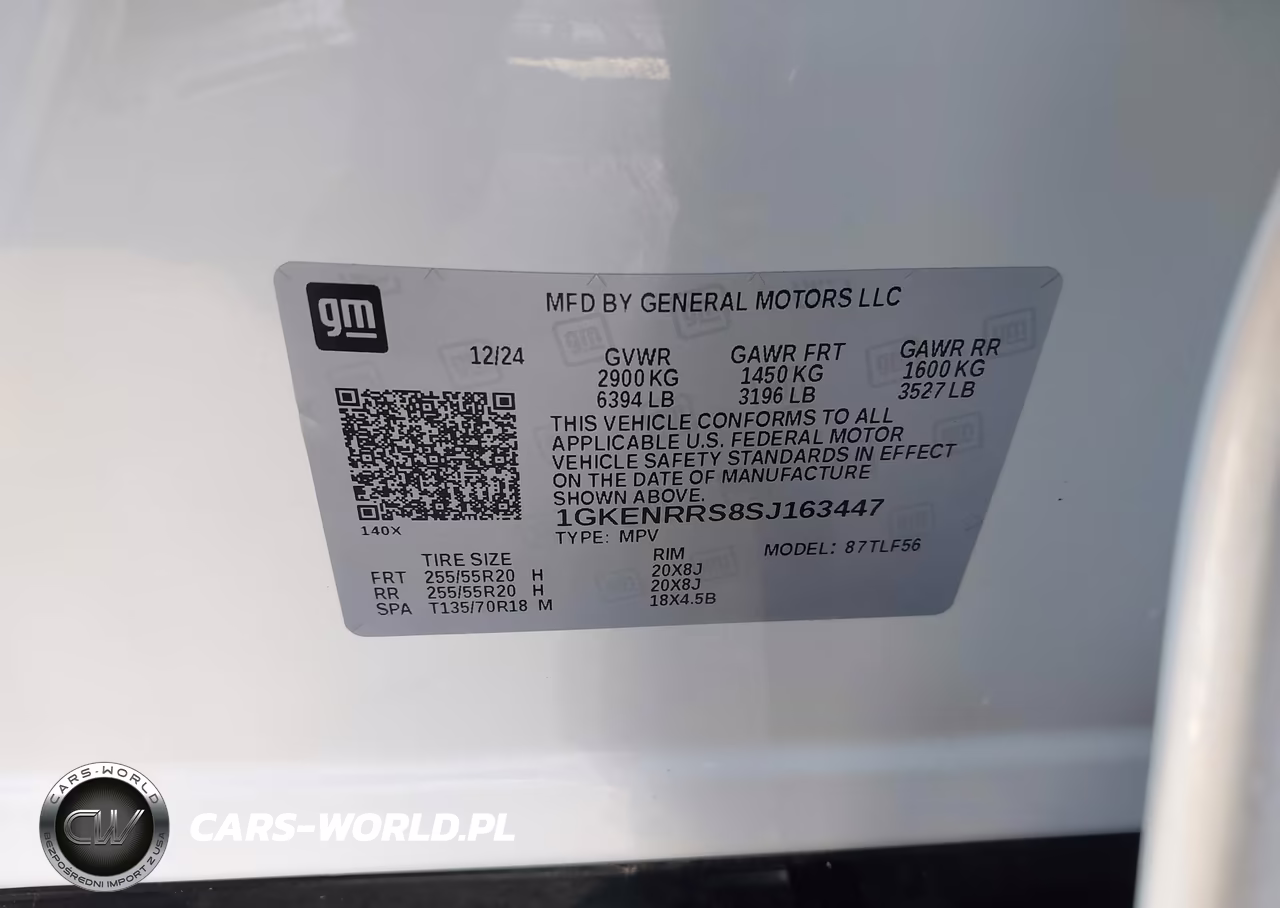 2025 GMC Acadia Awd Denali VIN:1GKENRRS8SJ163447 - 9