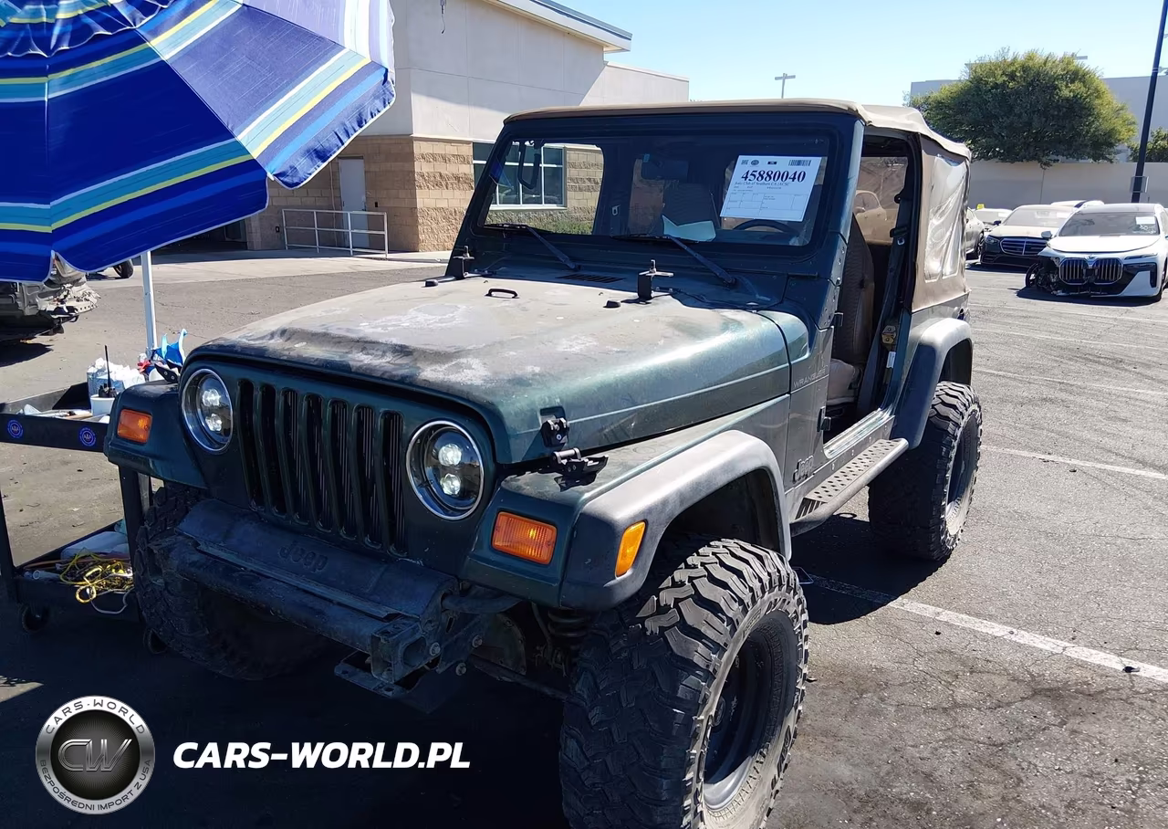 2000 Jeep Wrangler Se VIN:1J4FA29P7YP798836 - 2