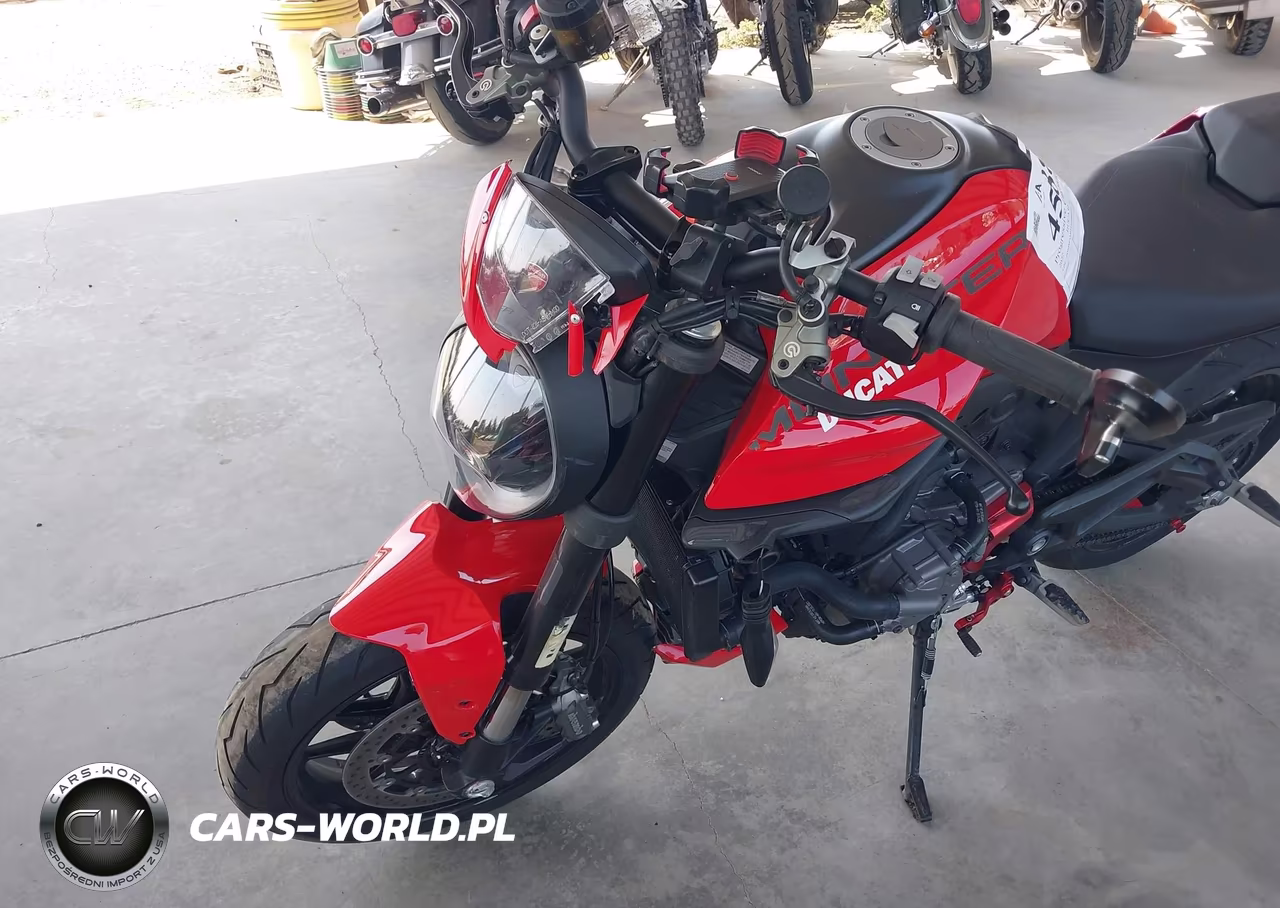 2022 Ducati Monster VIN:ZDMMAMDT6NB004175 - 2