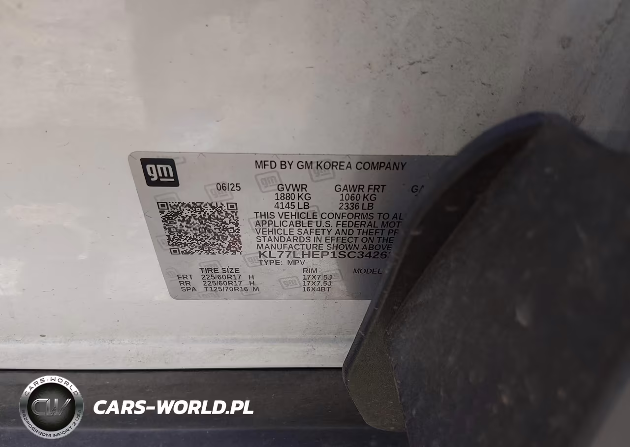 2025 Chevrolet Trax Fwd Lt VIN:KL77LHEP1SC342632 - 9