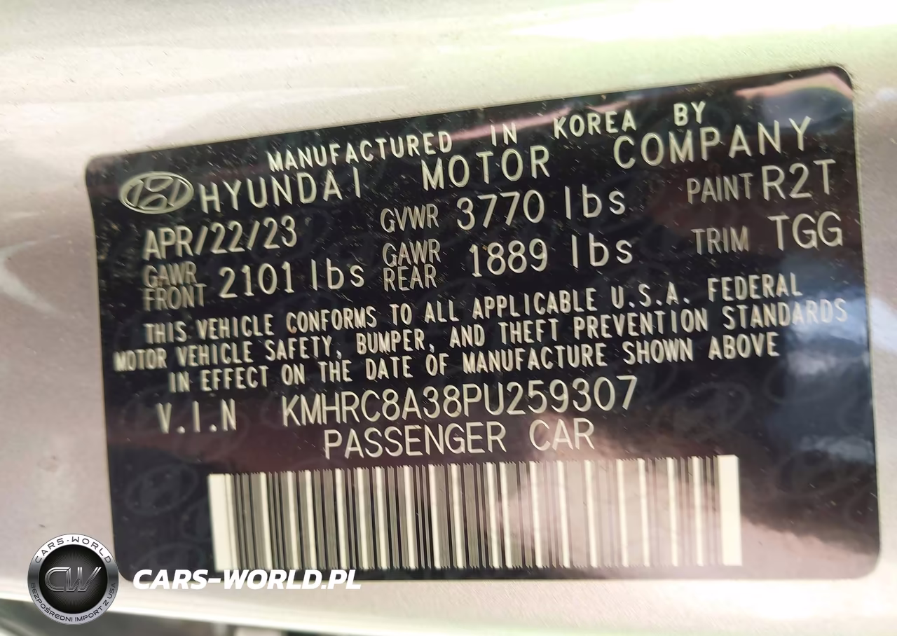 2023 Hyundai Venue Sel VIN:KMHRC8A38PU259307 - 9