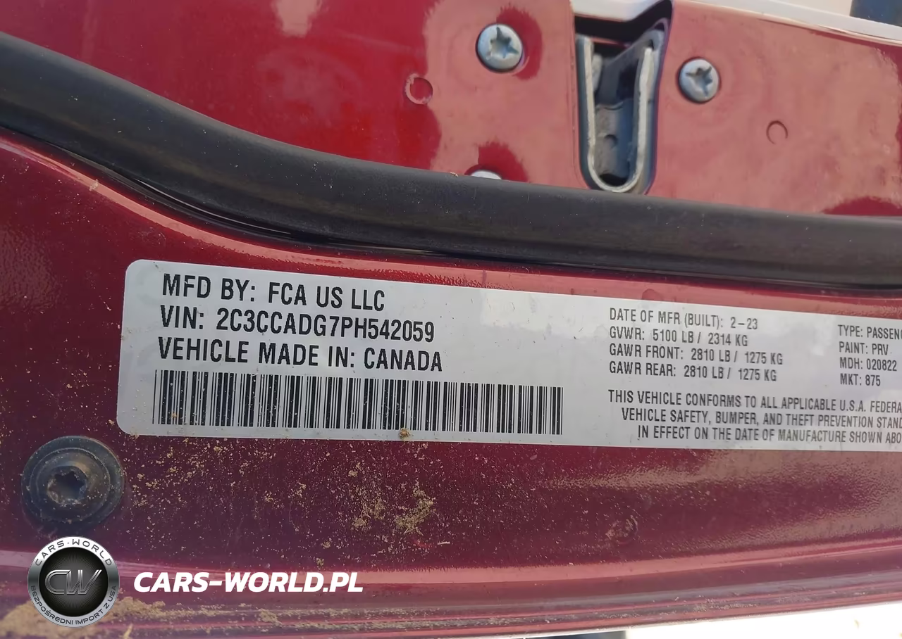 2023 Chrysler 300 Touring L VIN:2C3CCADG7PH542059 - 9