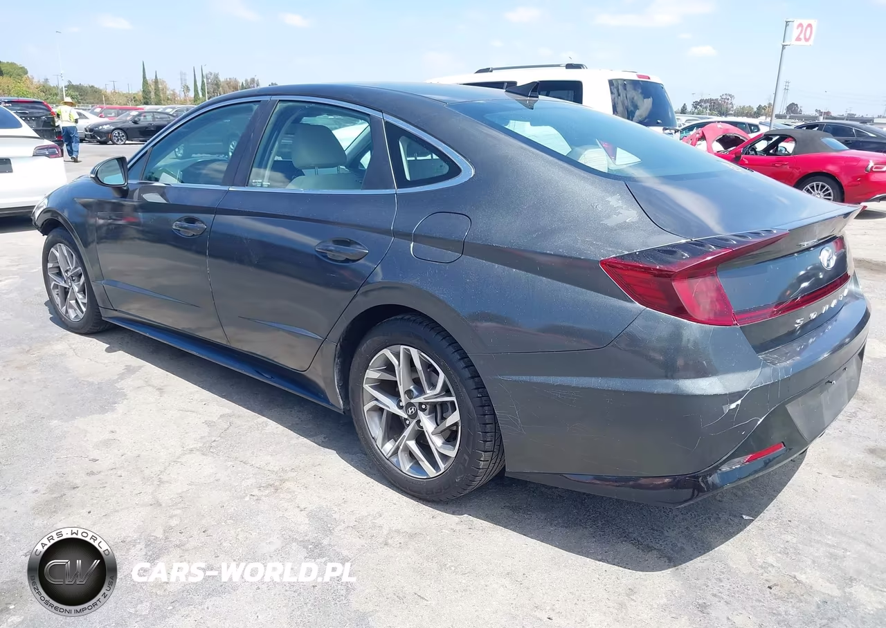 2021 Hyundai Sonata Sel VIN:KMHL64JA4MA165653 - 3