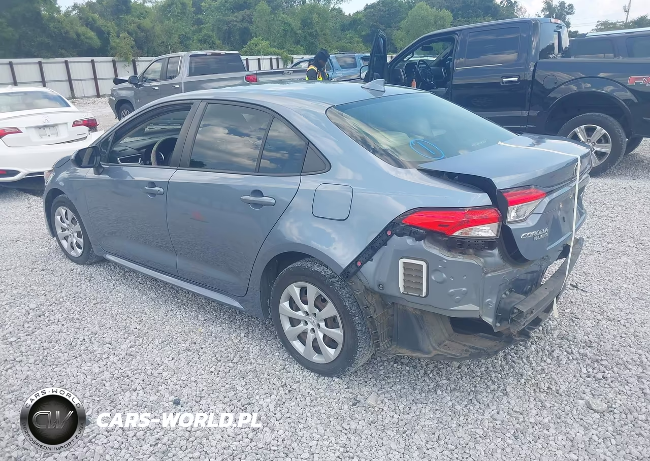 2021 Toyota Corolla Le VIN:JTDEPMAEXMJ183765 - 3