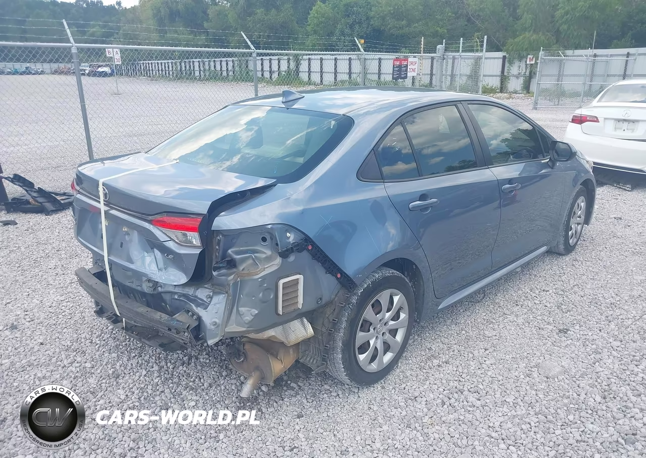 2021 Toyota Corolla Le VIN:JTDEPMAEXMJ183765 - 4