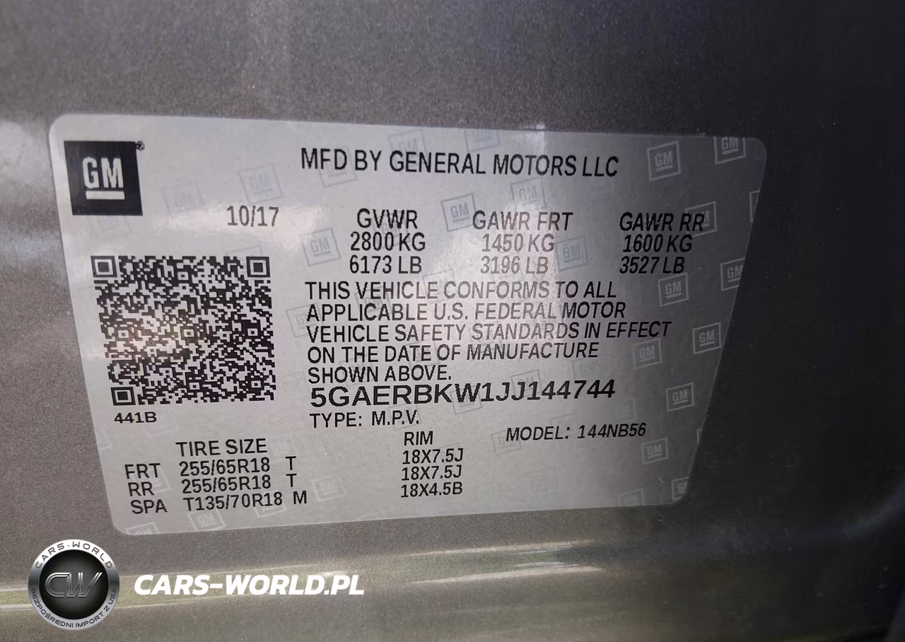 2018 Buick Enclave Essence VIN:5GAERBKW1JJ144744 - 9