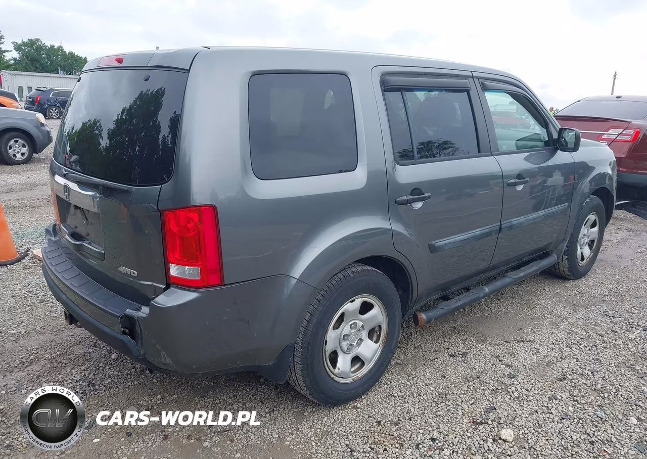 2011 Honda Pilot Lx VIN:5FNYF4H24BB055991 - 4