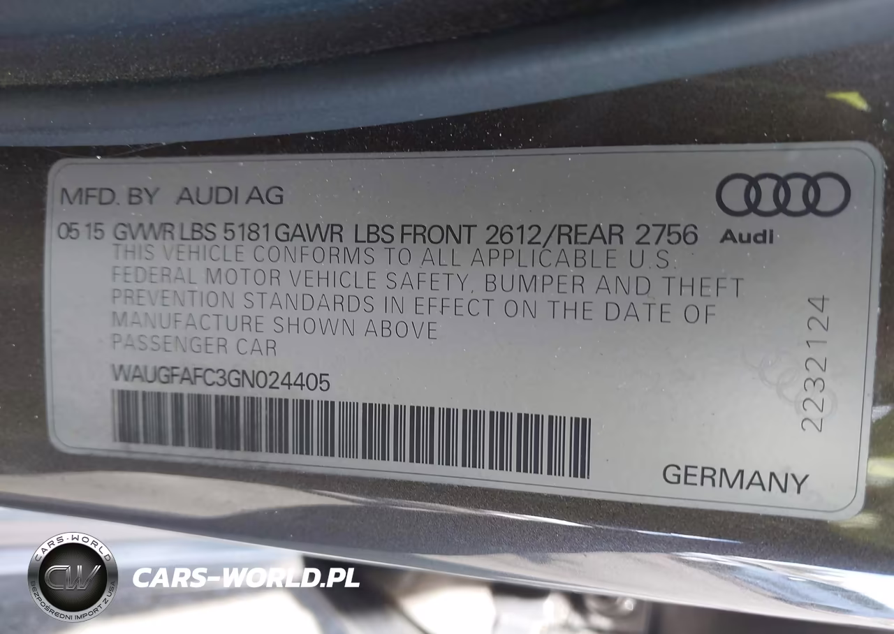 2016 Audi A6 2.0T Premium Plus VIN:WAUGFAFC3GN024405 - 9