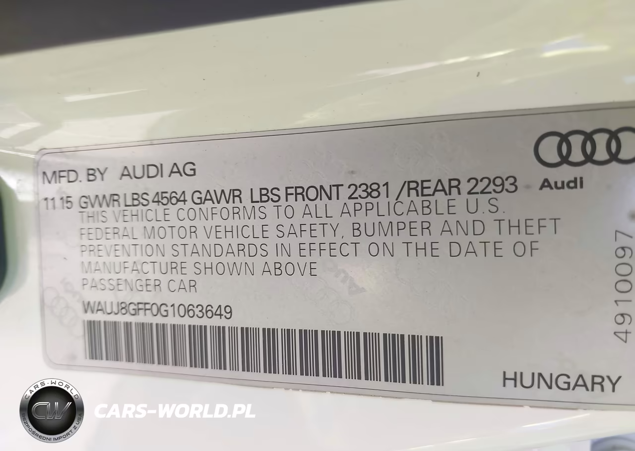 2016 Audi A3 2.0T Premium VIN:WAUJ8GFF0G1063649 - 9