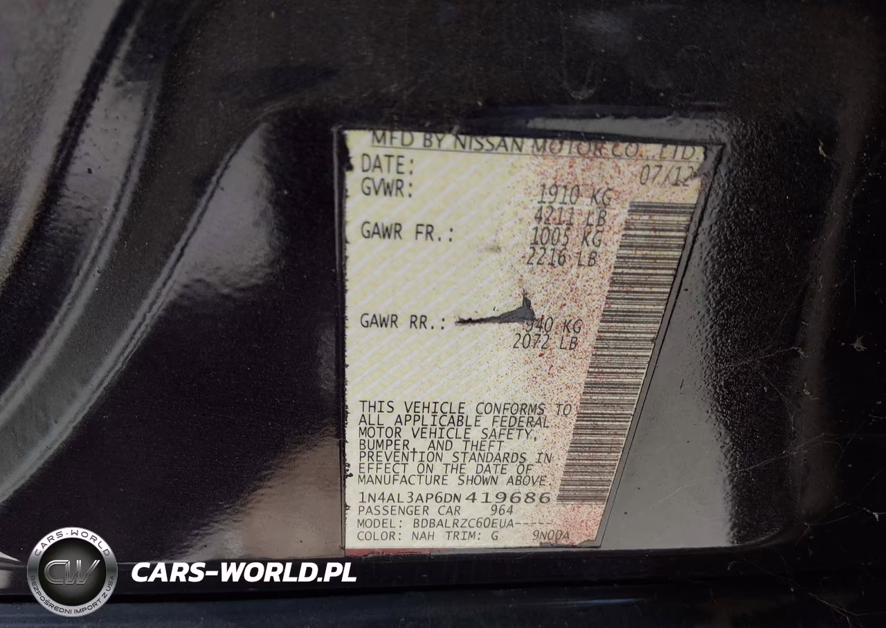 2013 Nissan Altima 2.5 S VIN:1N4AL3AP6DN419686 - 9