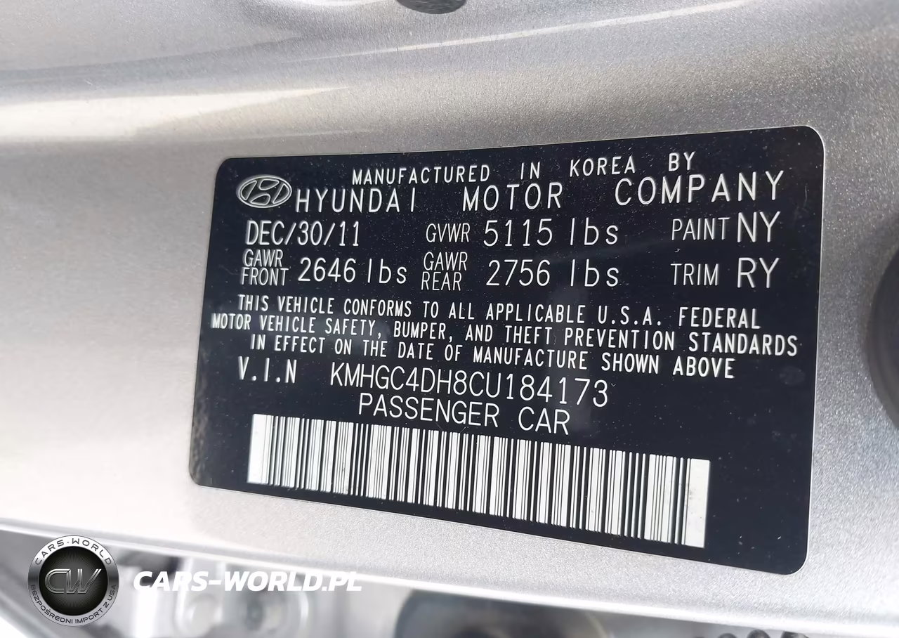 2012 Hyundai Genesis 5.0 R-Spec VIN:KMHGC4DH8CU184173 - 9