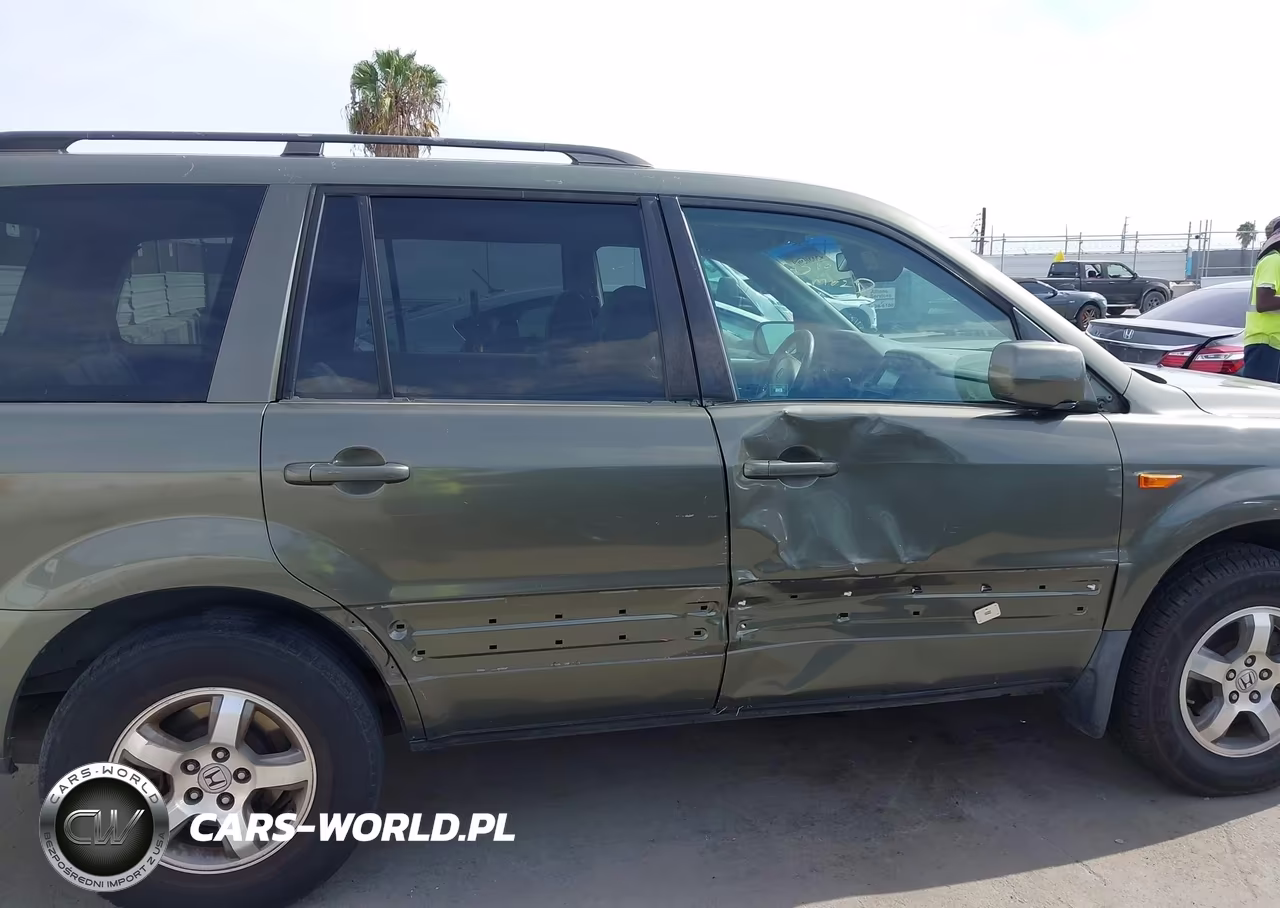 2006 Honda Pilot Ex-L VIN:5FNYF28776B026829 - 6