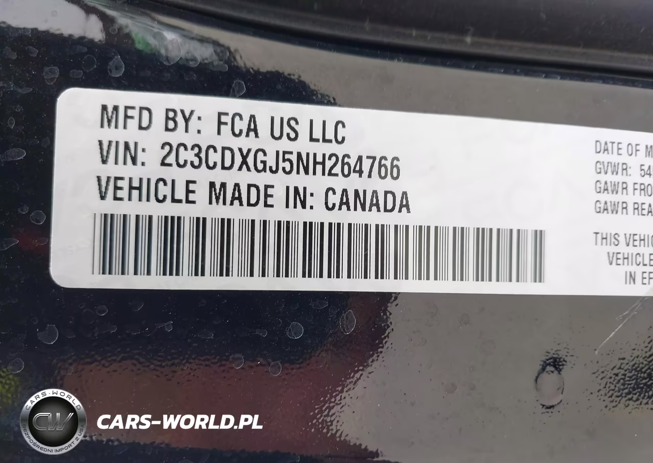 2022 Dodge Charger Scat Pack VIN:2C3CDXGJ5NH264766 - 9