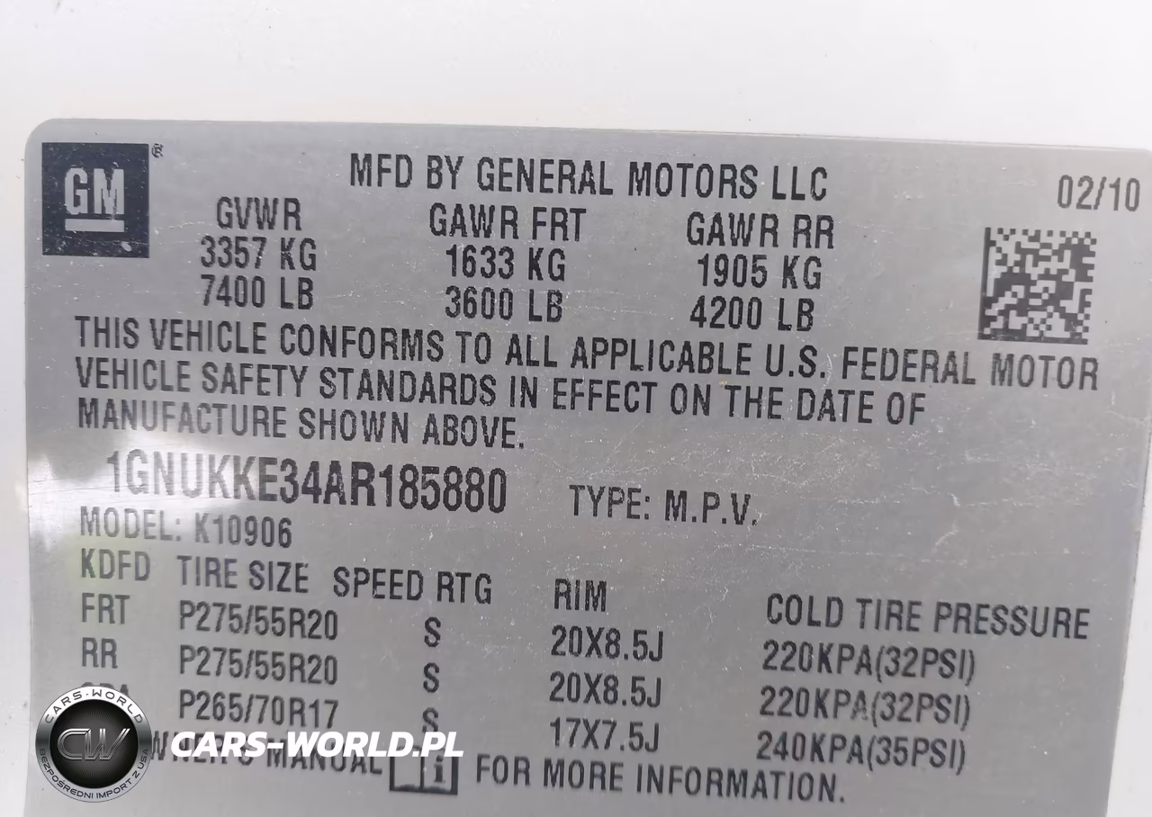 2010 Chevrolet Suburban 1500 Ltz VIN:1GNUKKE34AR185880 - 8