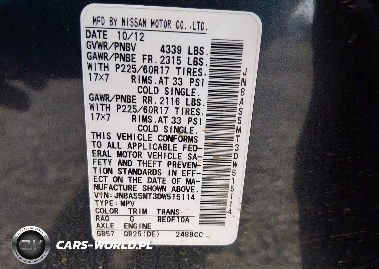 2013 Nissan Rogue Sv VIN:JN8AS5MT3DW515114 - 9
