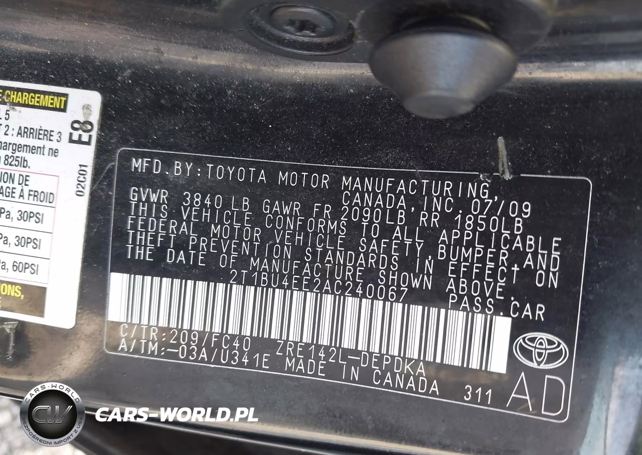 2010 Toyota Corolla Le VIN:2T1BU4EE2AC240067 - 9