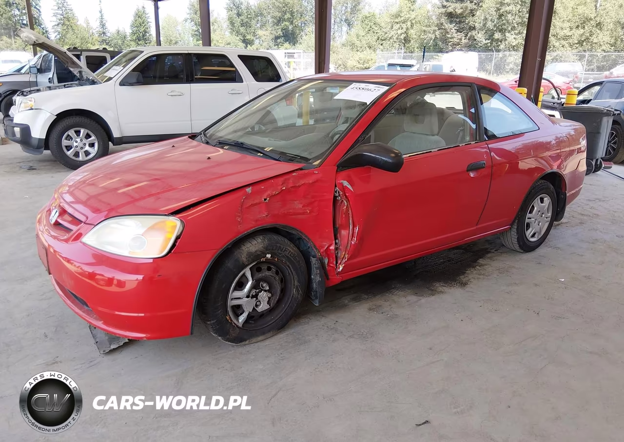 2001 Honda Civic Lx VIN:1HGEM22531L049192 - 2