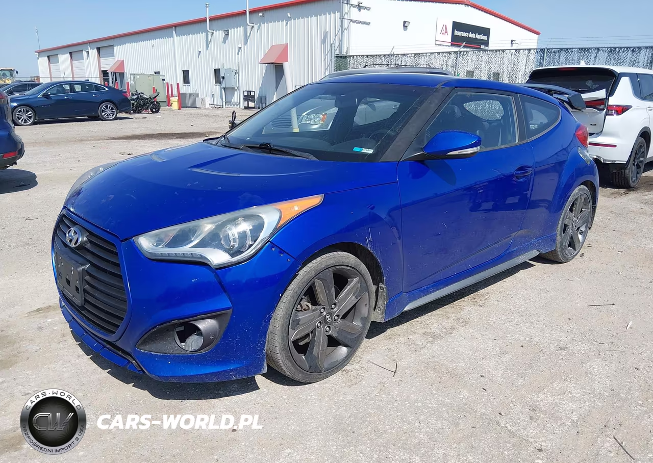 2015 Hyundai Veloster Turbo VIN:KMHTC6AEXFU223256 - 2