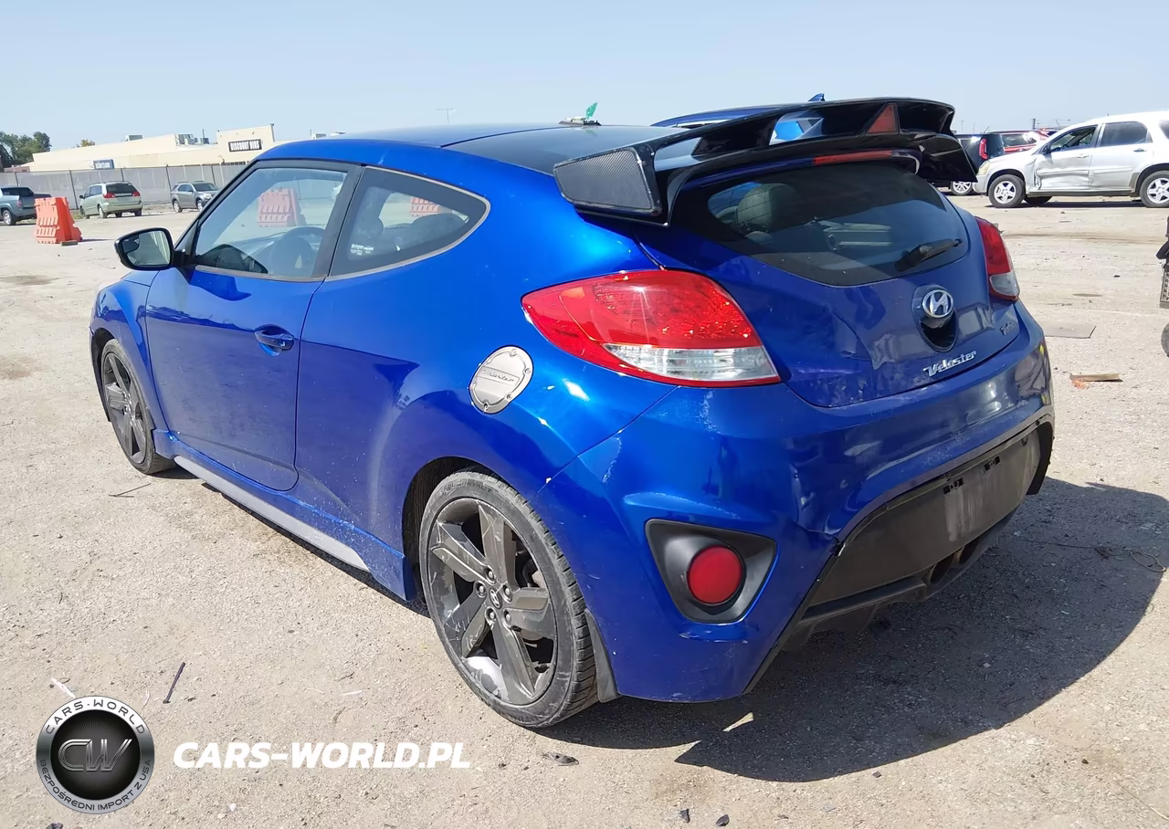 2015 Hyundai Veloster Turbo VIN:KMHTC6AEXFU223256 - 3