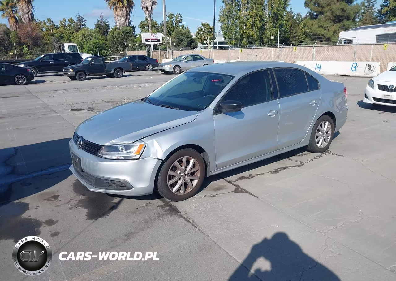 2014 Volkswagen Jetta 2.0L S VIN:3VW2K7AJ7EM233796 - 2