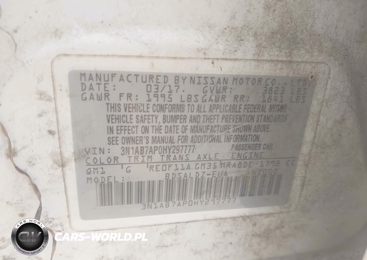 2017 Nissan Sentra Sv VIN:3N1AB7AP0HY297777 - 9