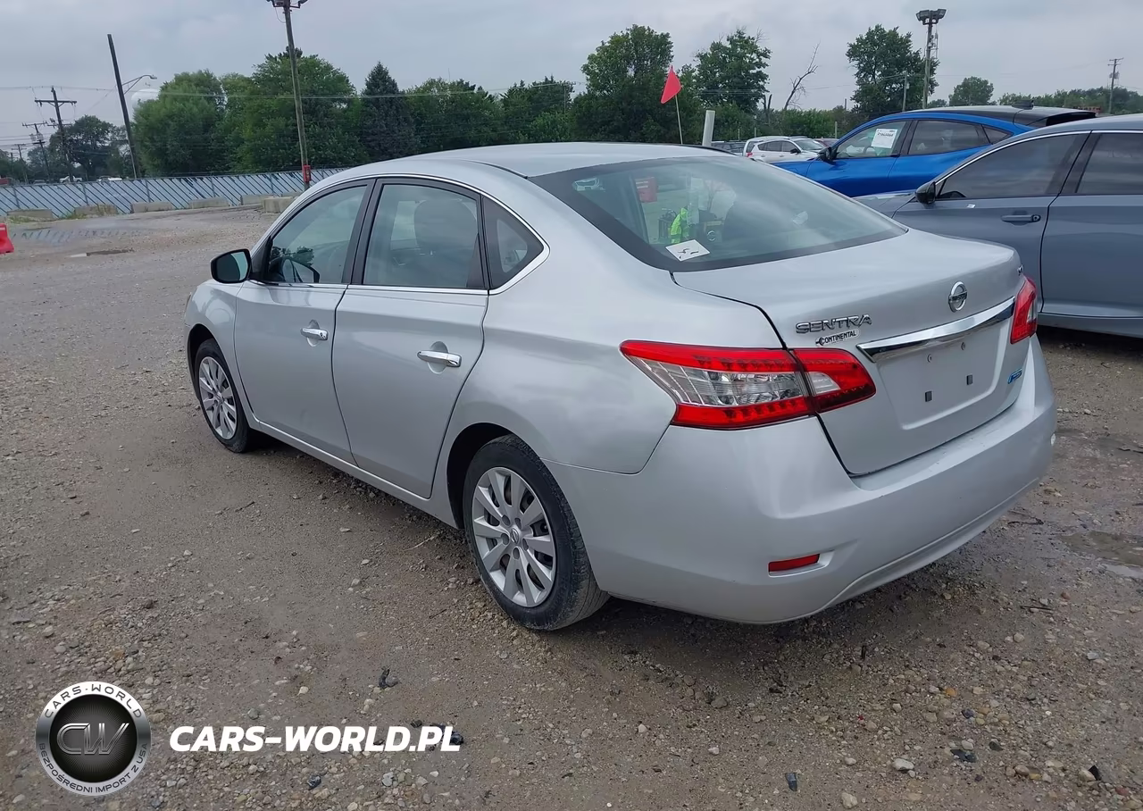 2013 Nissan Sentra Sv VIN:1N4AB7APXDN904214 - 3