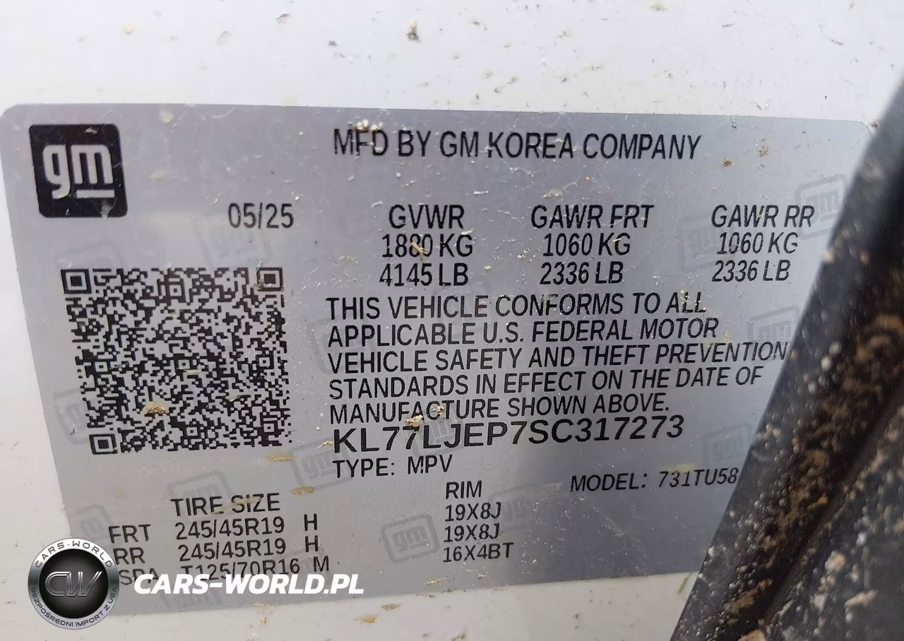 2025 Chevrolet Trax Fwd 2Rs VIN:KL77LJEP7SC317273 - 9