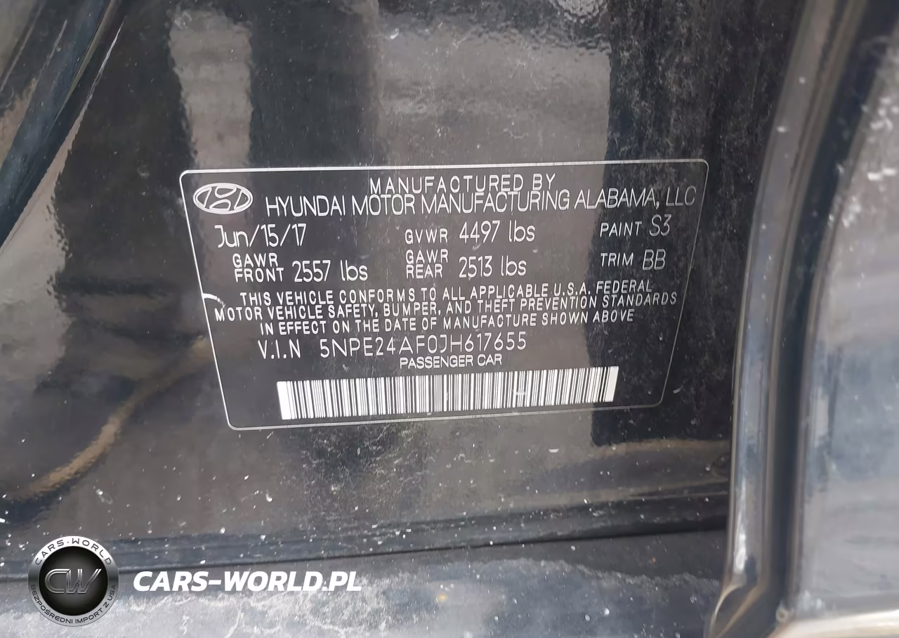 2018 Hyundai Sonata Se VIN:5NPE24AF0JH617655 - 9