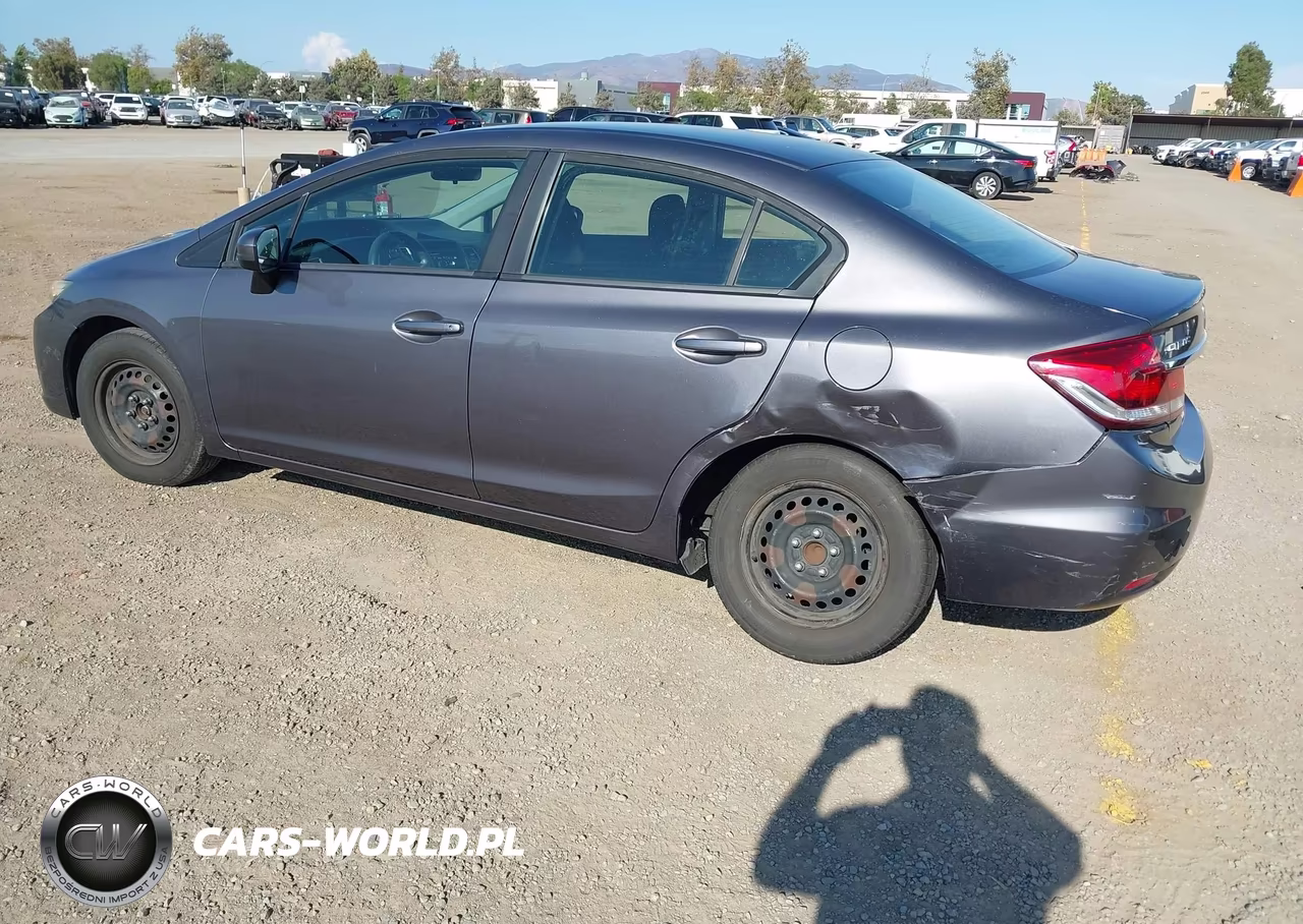 2014 Honda Civic Lx VIN:19XFB2F51EE204341 - 3