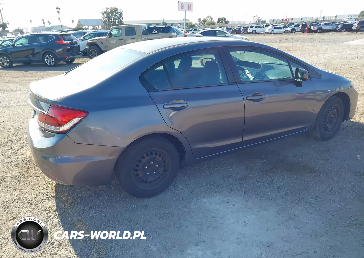 2014 Honda Civic Lx VIN:19XFB2F51EE204341 - 4