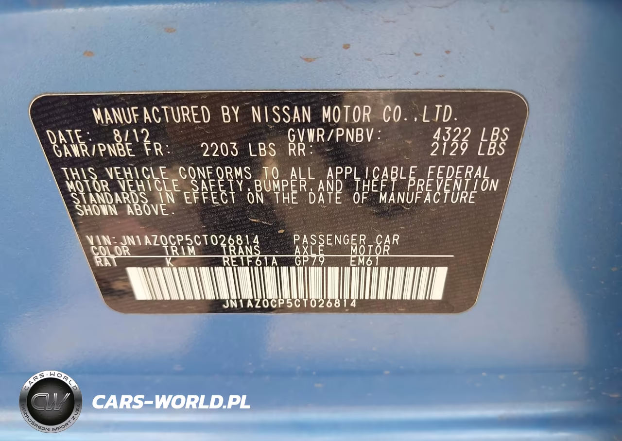 2012 Nissan Leaf Sv VIN:JN1AZ0CP5CT026814 - 9