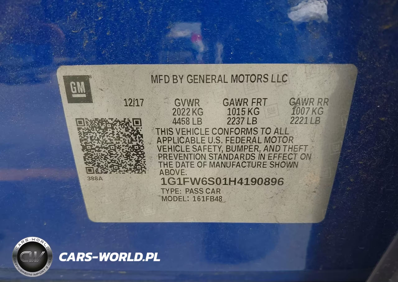 2017 Chevrolet Bolt Ev Lt VIN:1G1FW6S01H4190896 - 9