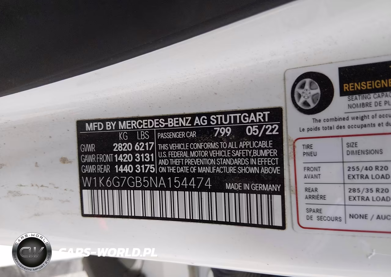 2022 Mercedes-Benz S 580 4Matic VIN:W1K6G7GB5NA154474 - 9