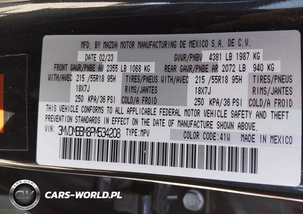 2023 Mazda Cx-30 2.5 S Select VIN:3MVDMBBM8PM534208 - 9