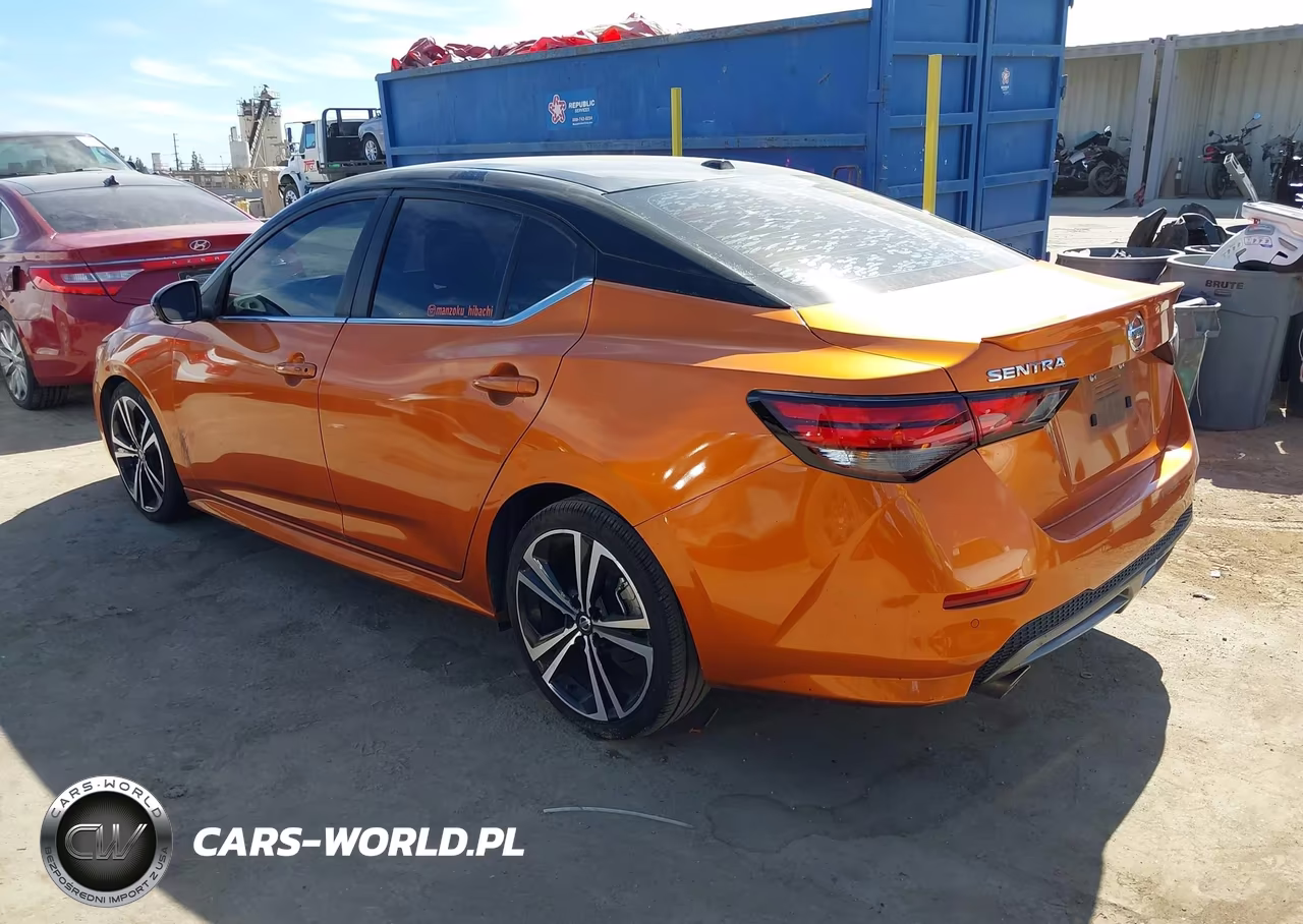 2022 Nissan Sentra Sr Xtronic Cvt VIN:3N1AB8DV8NY236088 - 3