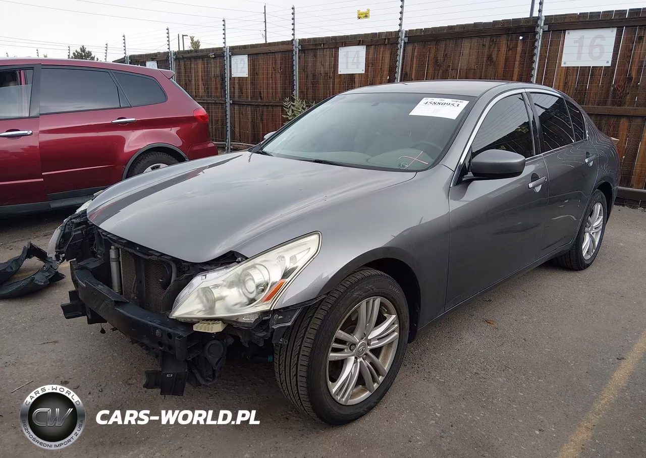 2011 Infiniti G25X VIN:JN1DV6AR1BM650277 - 2