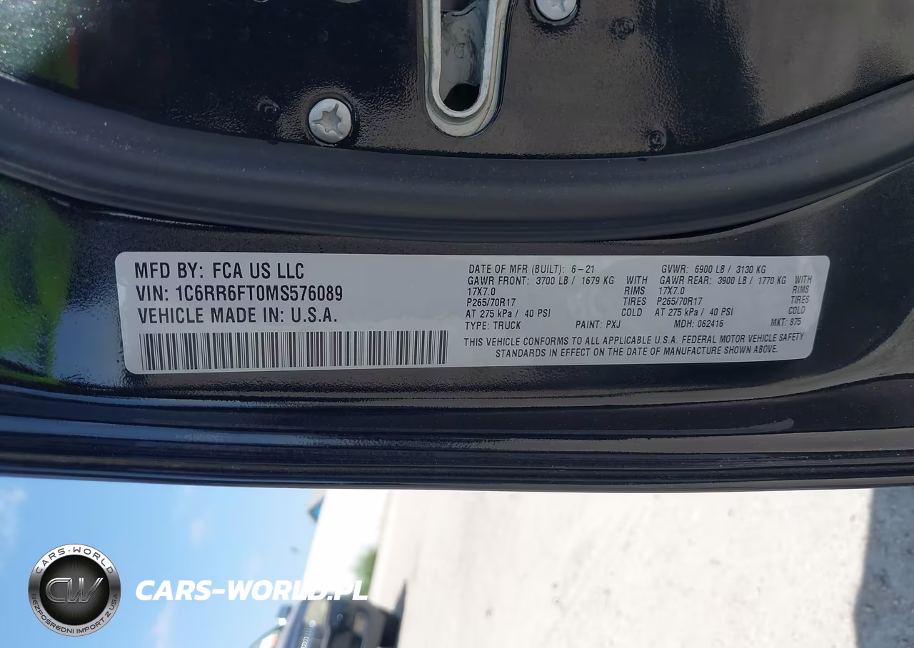 2021 Ram 1500 Classic Tradesman 4X2 6'4 Box VIN:1C6RR6FT0MS576089 - 9