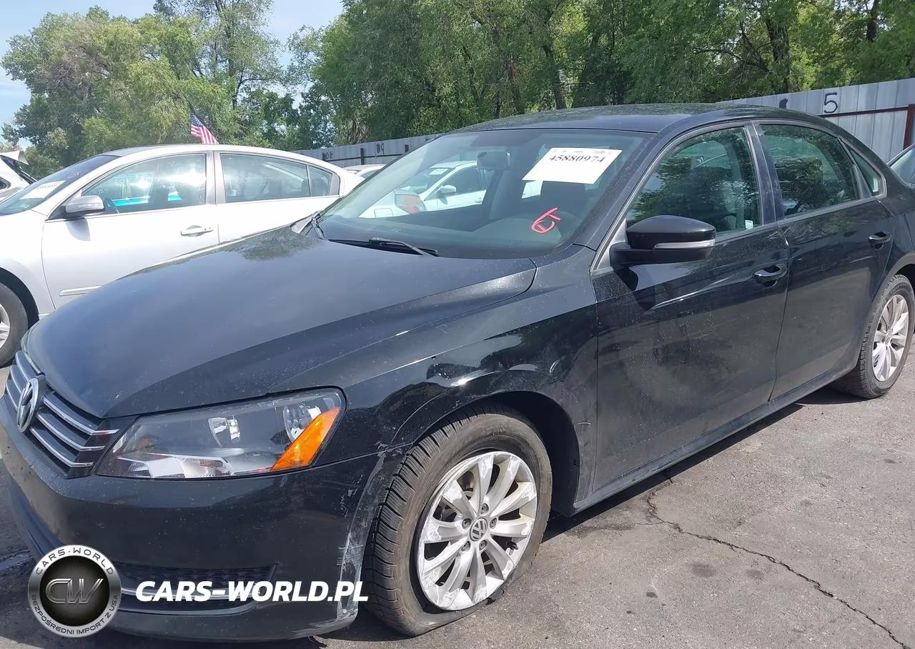 2013 Volkswagen Passat 2.5L S VIN:1VWAP7A33DC073138 - 6