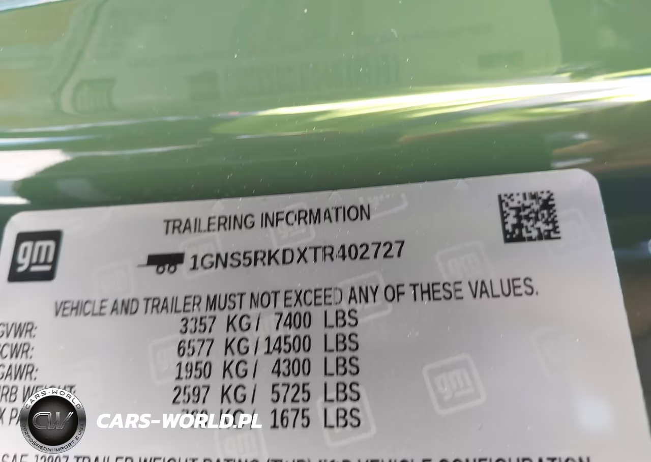 2026 Chevrolet Tahoe 2Wd Rst VIN:1GNS5RKDXTR402727 - 9